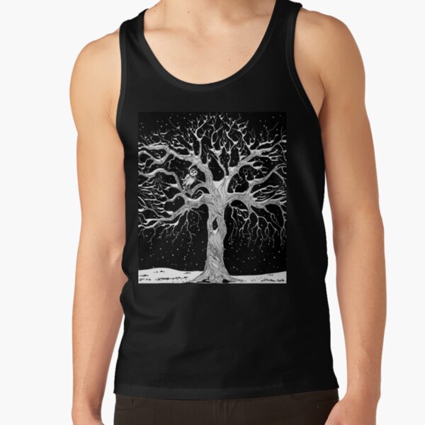 Midwinter (black and white) Tank Top