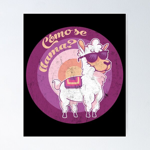 Item preview, Cómo Se Llama Funny Cute Alpaca designed and sold by OmmeDesigns.