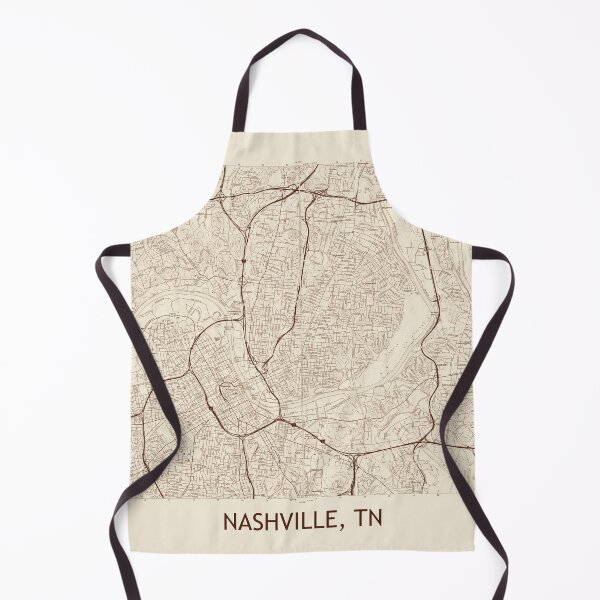 Item preview, Nashville, TN Vintage Mapa topográfico designed and sold by PGHPhotoCo.