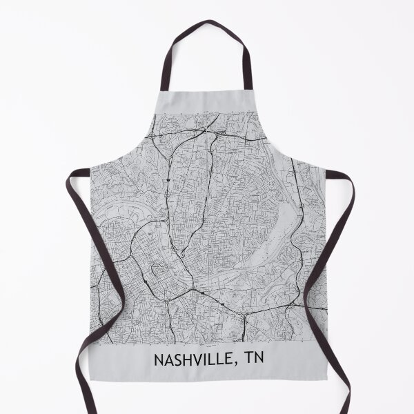 Item preview, Nashville, TN Topographical Map Grey designed and sold by PGHPhotoCo.