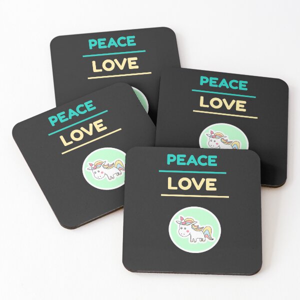 Item preview, Peace Love Unicorn designed and sold by Marvelpic.