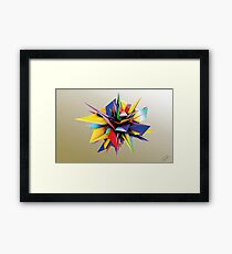 Shard Series 1 - Rainbow Framed Print