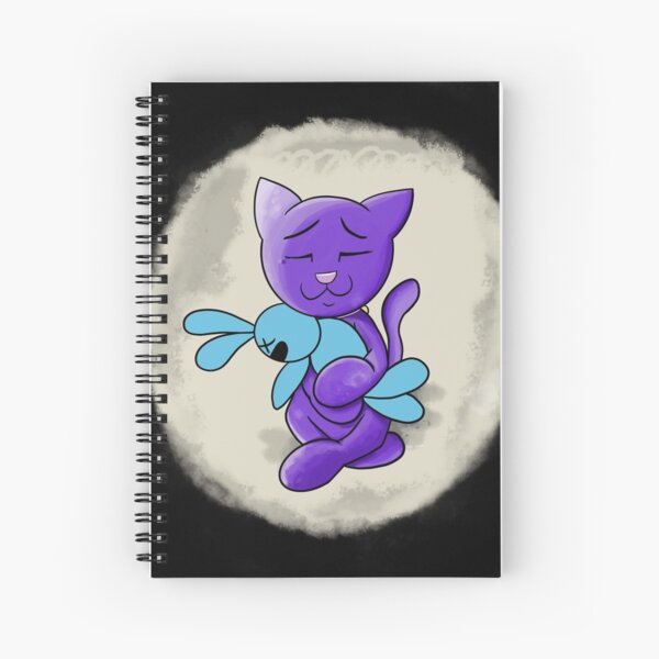 Little Cat and Mr. Fuzzby Night Time Spiral Notebook