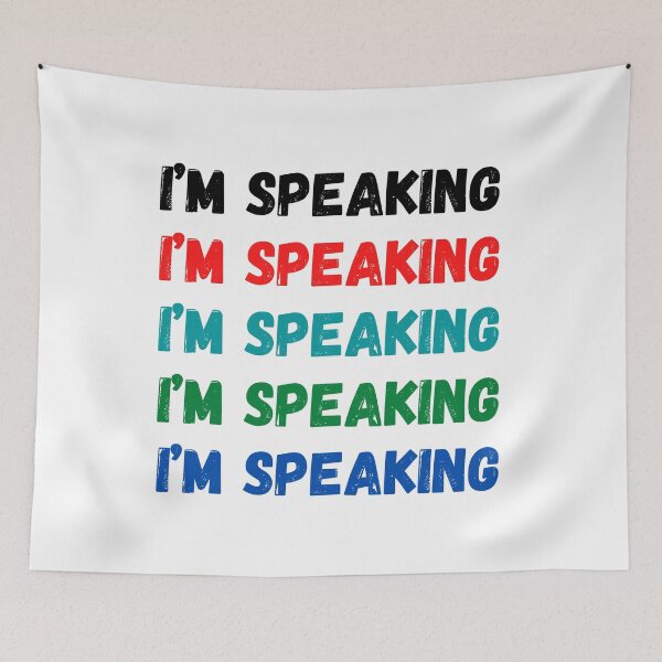 Item preview, I’m speaking Kamala harris designed and sold by mikoala50.