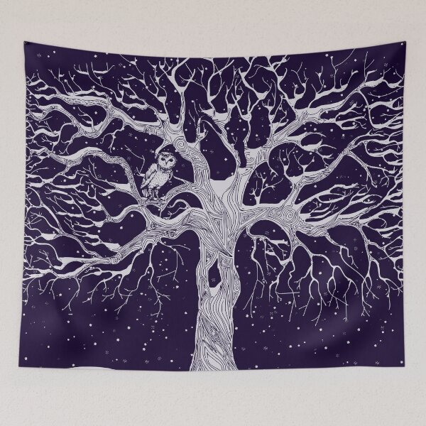 Item preview, Midwinter (twilight and grey) designed and sold by firespiral.