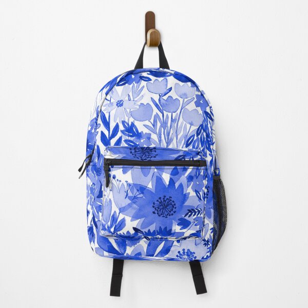 Item preview, Floral in blues designed and sold by Maleclaria.
