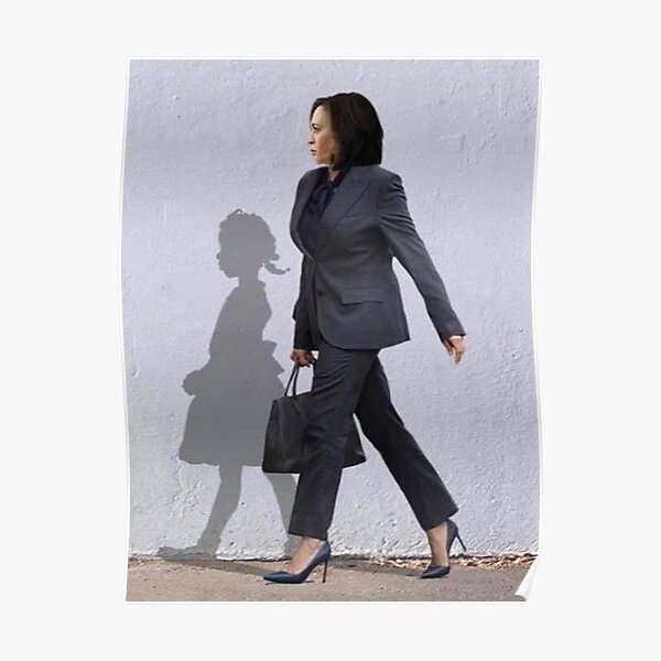 The Walking Hope, Madam Vice President - Kamala Harris and Shadow Poster