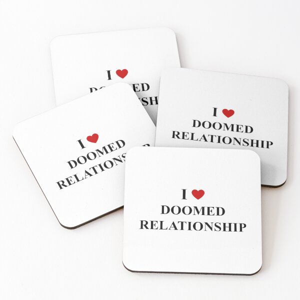 Item preview, I love doomed relationship I heart doomed relationship designed and sold by BrandyKrat.