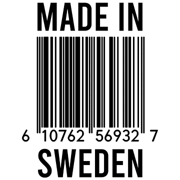 Artwork thumbnail, Made In Sweden by RandomStuffShop