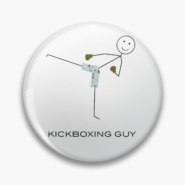 Item preview, Funny Mens Kickboxing Design designed and sold by whyitsme.