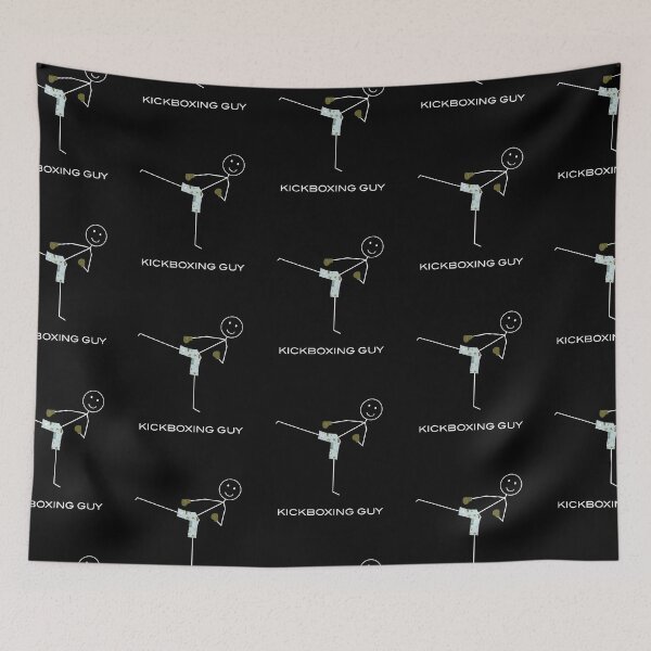Item preview, Funny Mens Kickboxing Design designed and sold by whyitsme.