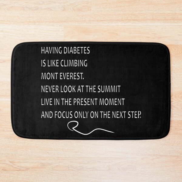 Item preview,  DIABETES AS CLIMBING MONT EVEREST - DIABETES CAN CURE - HAPPY WORLD DIABETES DAY designed and sold by Ralek.