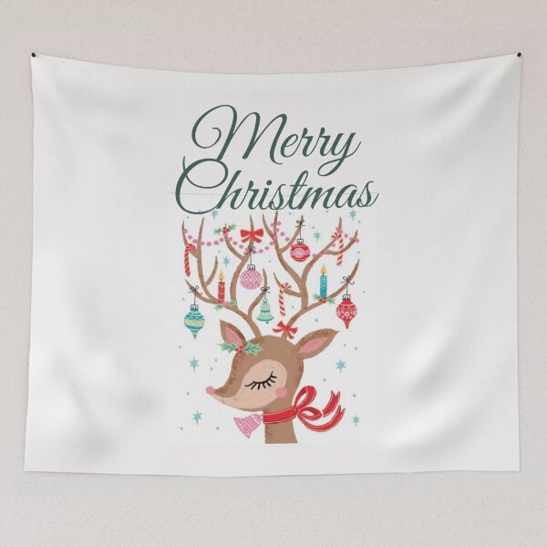Item preview, Merry Christmas Stag designed and sold by alexandrutarcan.
