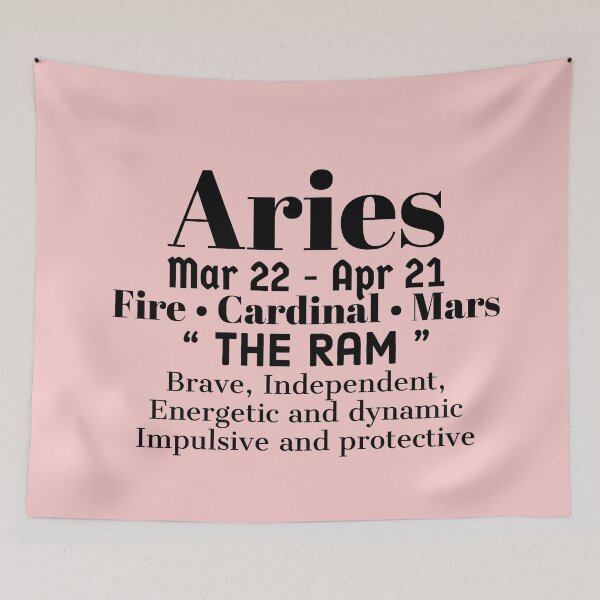 Item preview, Aries zodiac sign. designed and sold by Theleochick.