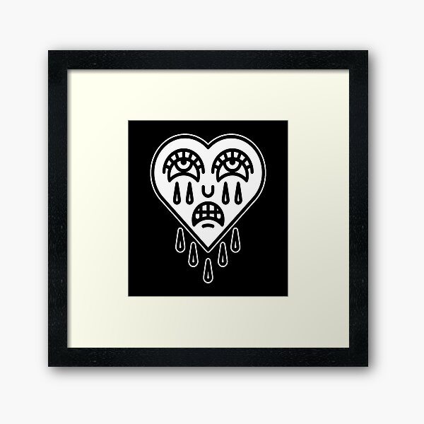 Item preview, Sad Heart Tattoo Design designed and sold by Jahaziel Sandoval.