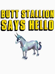 butt stallion t shirt