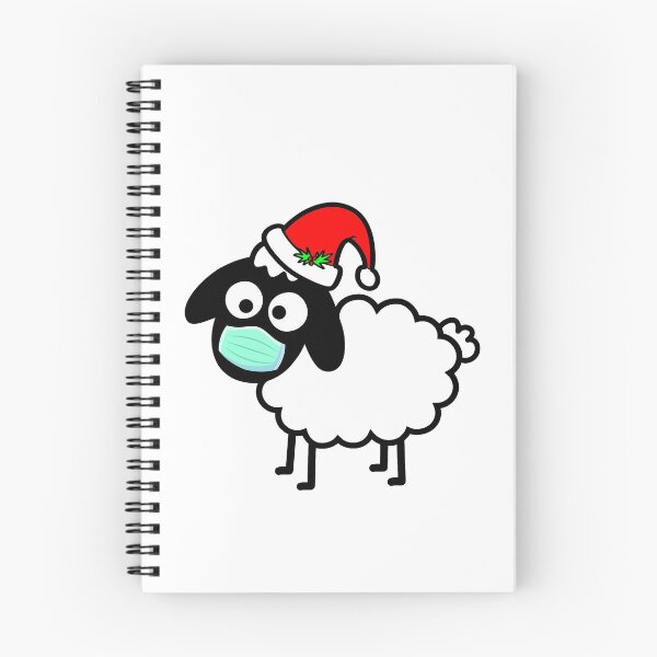 Item preview, We the Sheeple - Com’on follow me - just not too close - cute & funny Christmas 2020 sheep mask - Baa Covid designed and sold by originalsusie.