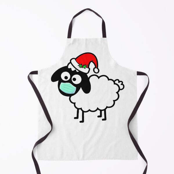 Item preview, We the Sheeple - Com’on follow me - just not too close - cute & funny Christmas 2020 sheep mask - Baa Covid designed and sold by originalsusie.
