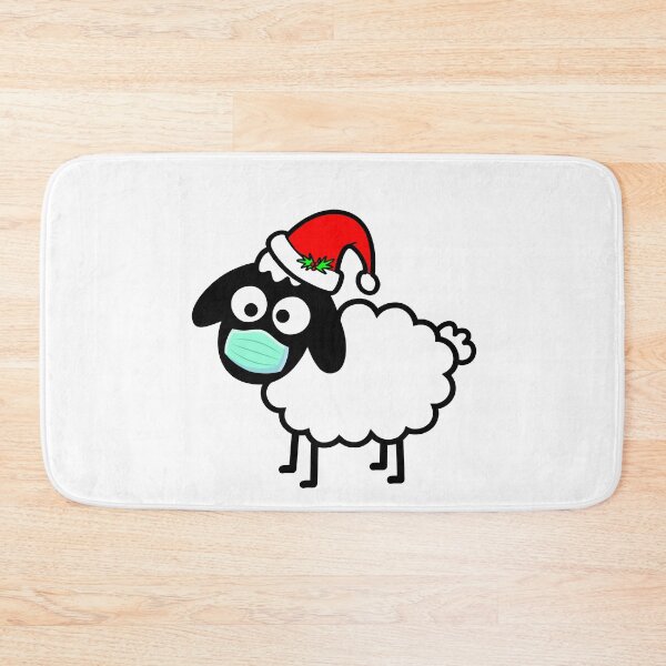Item preview, We the Sheeple - Com’on follow me - just not too close - cute & funny Christmas 2020 sheep mask - Baa Covid designed and sold by originalsusie.