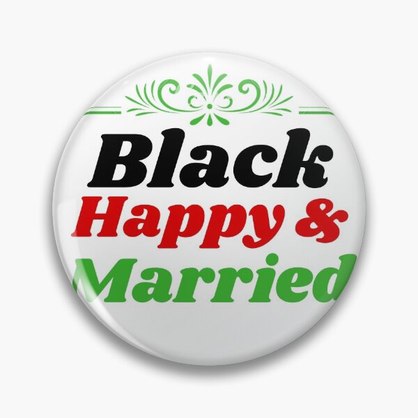 Item preview, Black Happy & Married designed and sold by Trendy Design.