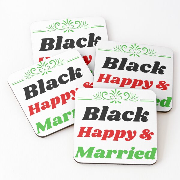 Item preview, Black Happy & Married designed and sold by Trendy Design.