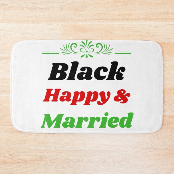 Item preview, Black Happy & Married designed and sold by Trendy Design.