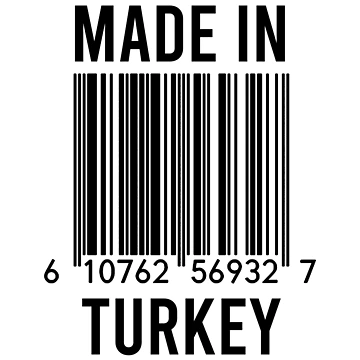 Artwork thumbnail, Made In Turkey by RandomStuffShop