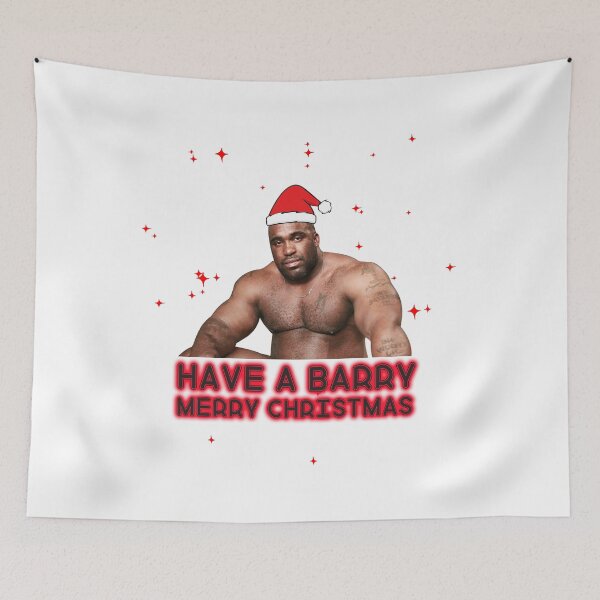 Item preview, Have A Barry Merry Christmas Barry Wood Meme Well Endowed Man Black Guy Dick Meme  designed and sold by youssefattigui.