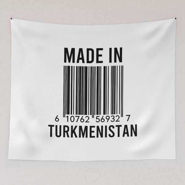 Artikelvorschau, Hergestellt in Turkmenistan entworfen und verkauft von RandomStuffShop.