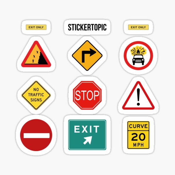 Item preview, Roadsigns Pack designed and sold by stickertopic.