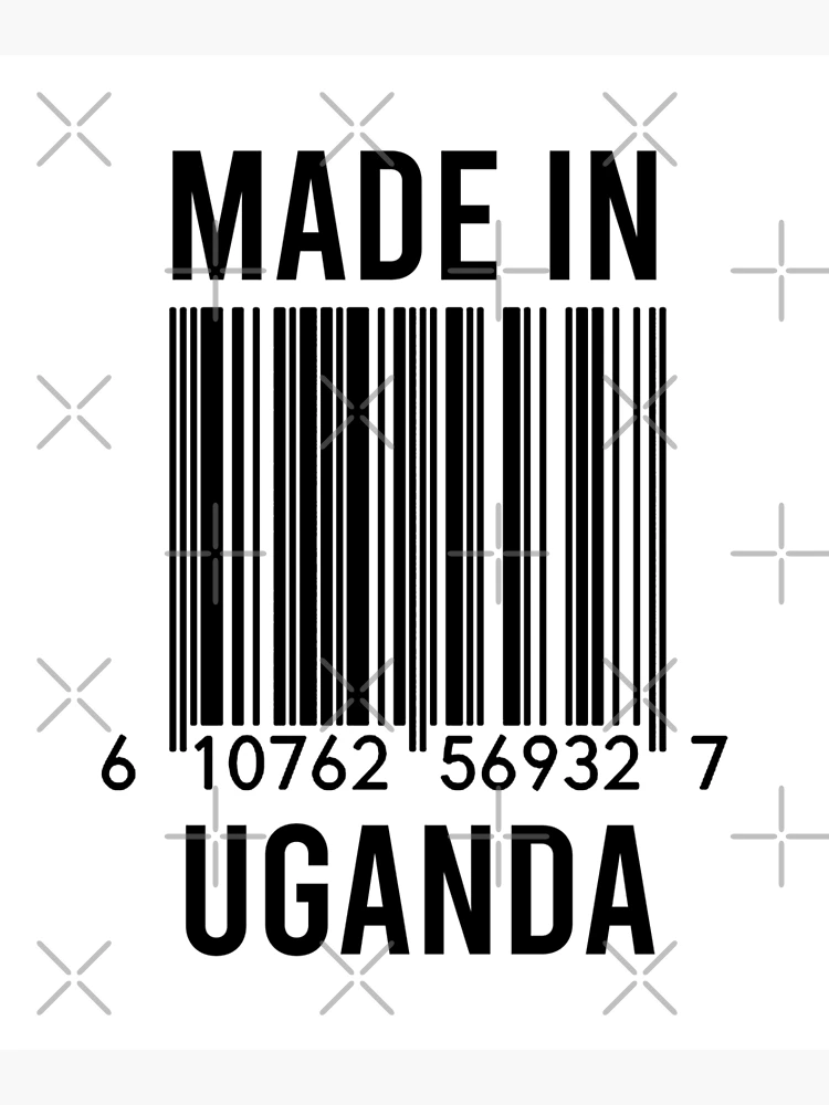 Thumbnail 3 of 3, Poster, Made In Uganda designed and sold by RandomStuffShop.