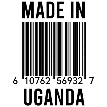 Artwork thumbnail, Made In Uganda by RandomStuffShop