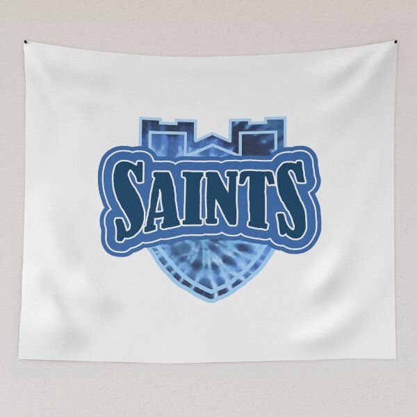 Item preview, Blue Tiedye Saint Scholastica Logo designed and sold by Becca Miller.