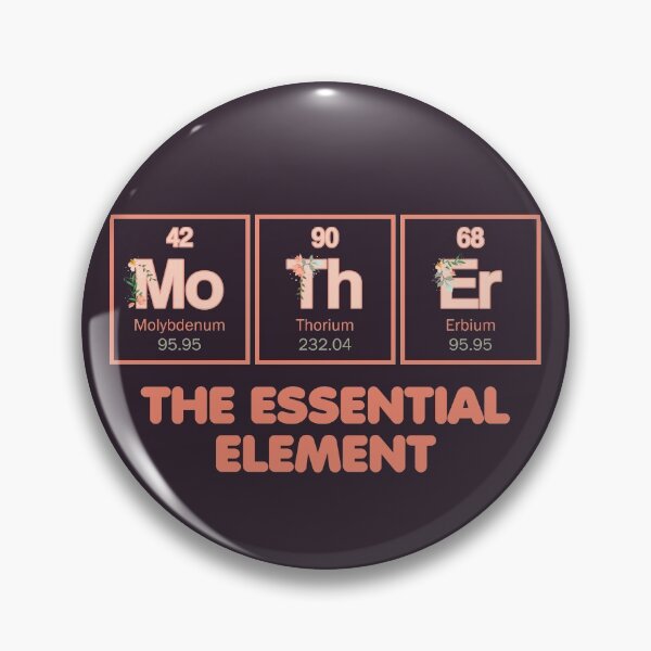 Item preview, Mother Funny Chemical Elements Periodic Table Science, Symbols of chemical elements with elegant flowers designed and sold by A7med-Design.