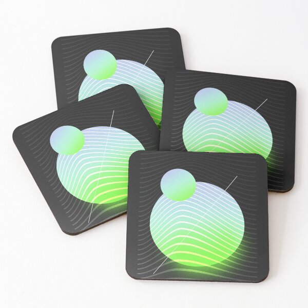 Item preview, Green Moons | Abstract Design Series designed and sold by MadPatter.