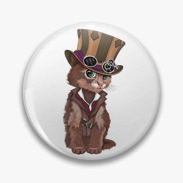 Item preview, Steampunk Kitty designed and sold by amandamoon.