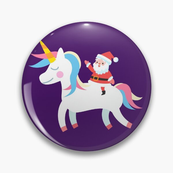 Item preview, Christmas Santa Riding Unicorn  designed and sold by akcent2015.