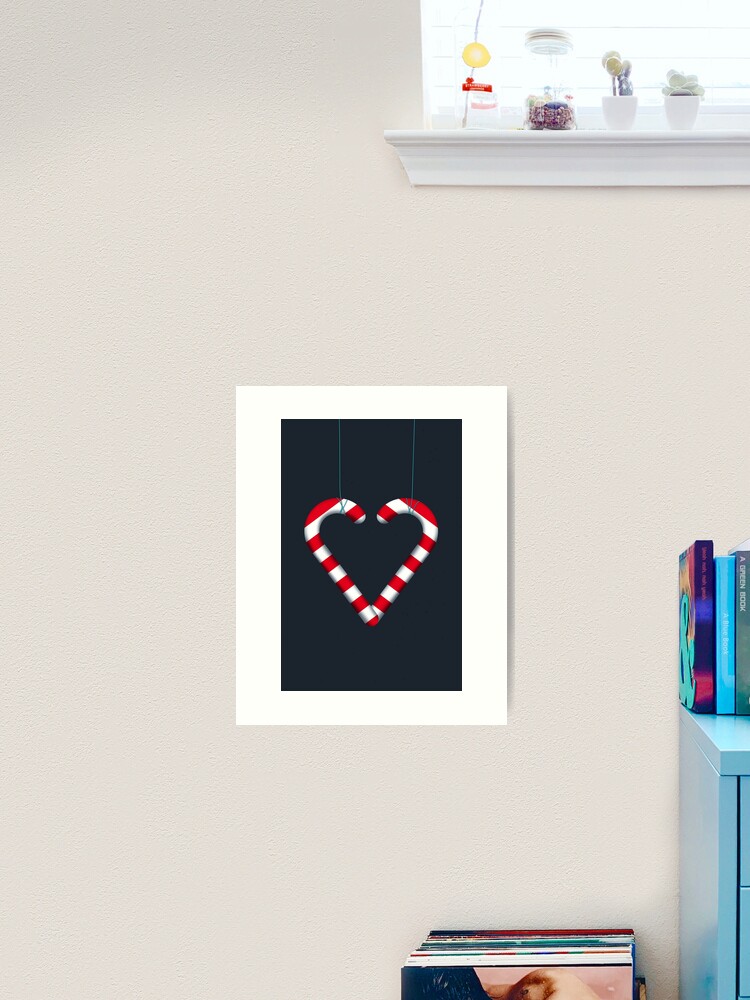 Thumbnail 1 of 3, Art Print, I Love Candy Cane designed and sold by Doozal.