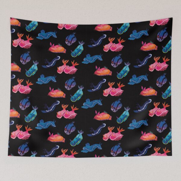 Item preview, Abstract Watercolor Ocean Sea Slugs - Rainbow designed and sold by TheRainbowRoom.