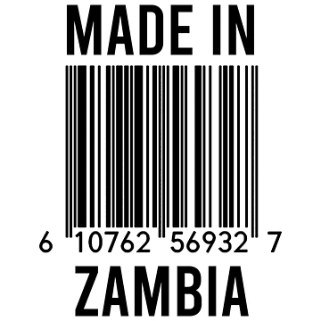 Artwork thumbnail, Made In Zambia by RandomStuffShop