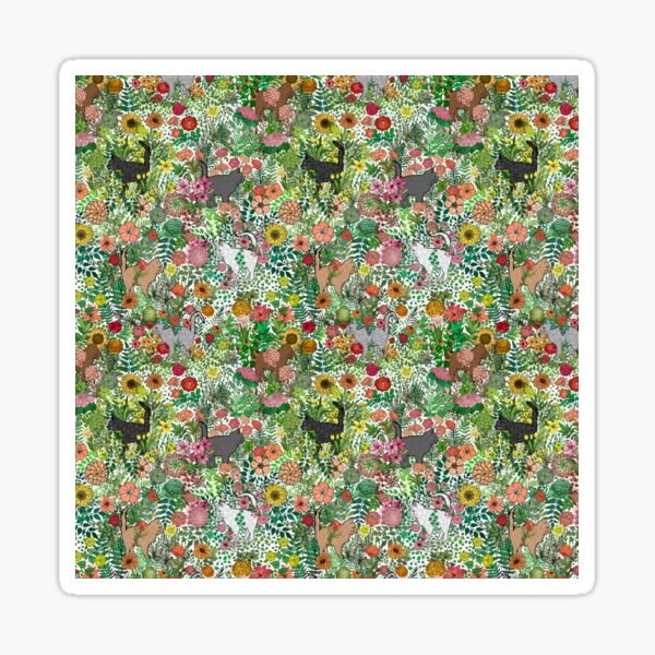 Garden Cats Sticker