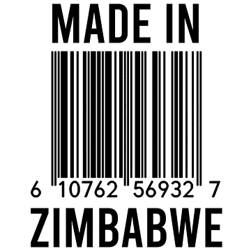 Artwork thumbnail, Made In Zimbabwe by RandomStuffShop
