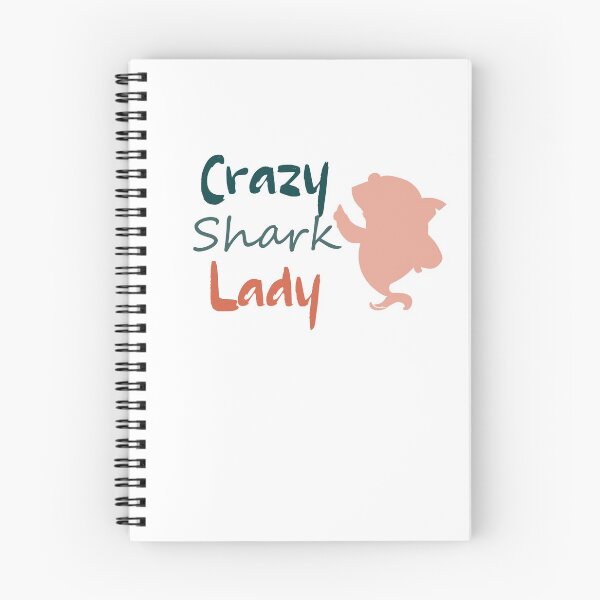Item preview, Crazy Shark Lady  Vintage  ,  Best Birthday Gift  designed and sold by Soukainadesign.