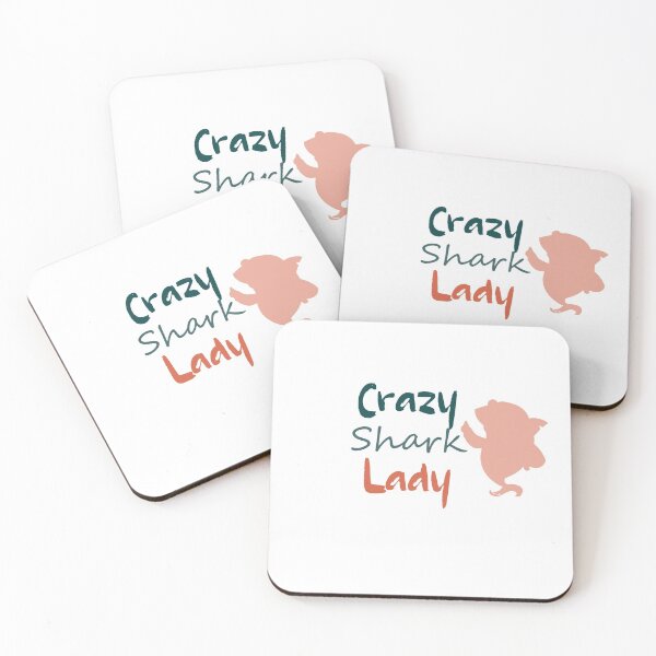 Item preview, Crazy Shark Lady  Vintage  ,  Best Birthday Gift  designed and sold by Soukainadesign.