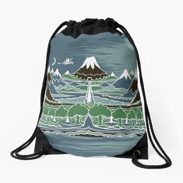Item preview, Forest mountain path in the style of J.R.R.Tolkien designed and sold by Designwebjae.