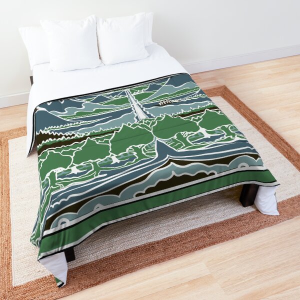 Item preview, Forest mountain path in the style of J.R.R.Tolkien designed and sold by Designwebjae.