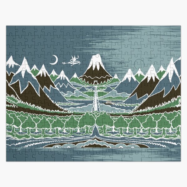 Artikel-Vorschau von Waldbergpfad im Stil von J.R.R.Tolkien, designt und verkauft von Designwebjae.
