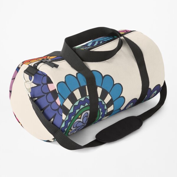 Mandalas On Ivory Duffle Bag