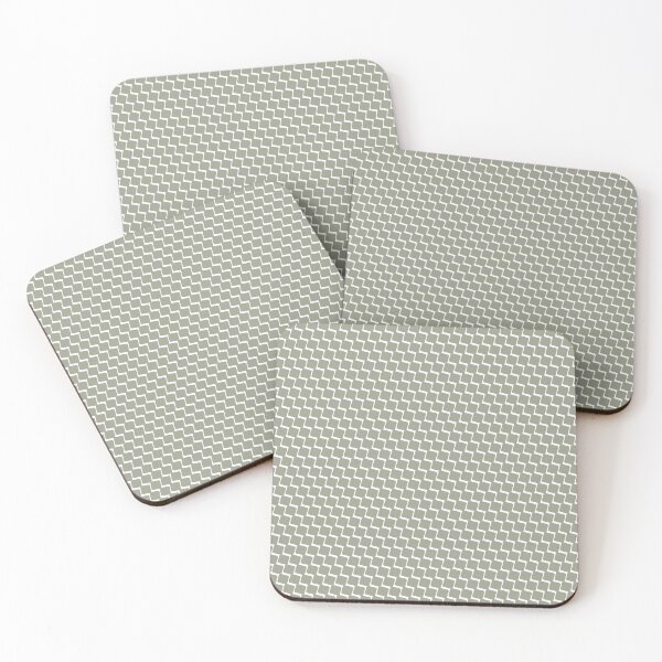 Item preview, Gray, pewter, white geometric design, modern and minimalist  designed and sold by ArtBIU.