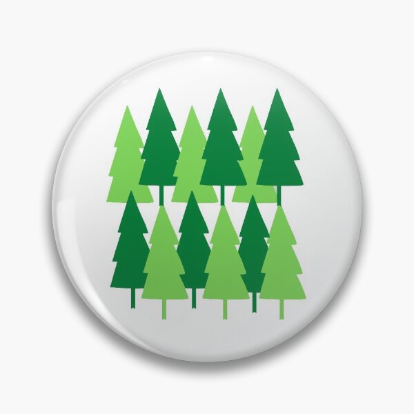 Item preview, Christmas Tree pattern in alternating greens designed and sold by Rabbitti.